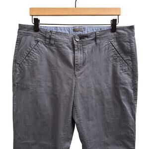 Toad & Co Women’s 14 Checkpoint Pant Gray Plaid Sustainable Eco Fashion